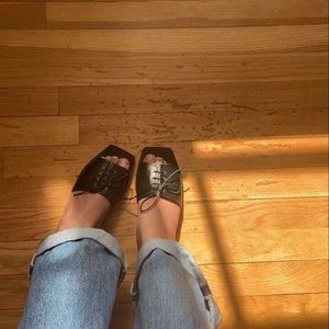 Jil Sander Leather Sandals